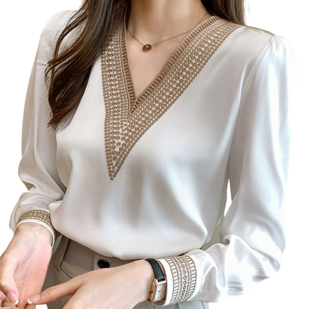 Blusa Social Feminina Delicada