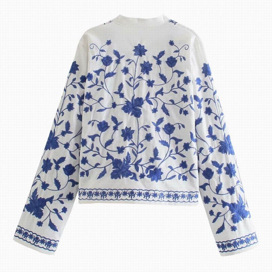 Blusa Feminina Flores do Outono