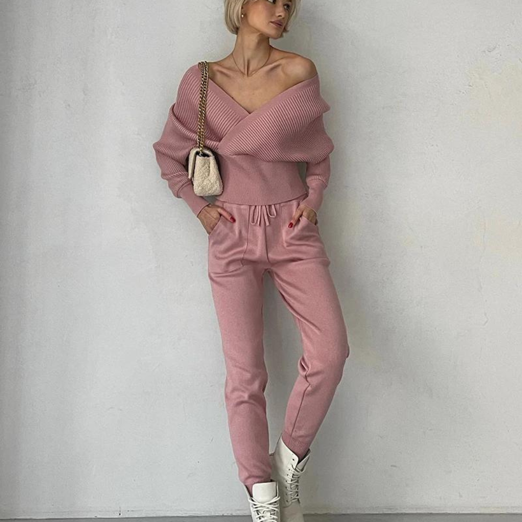 Conjunto Feminino Tricô