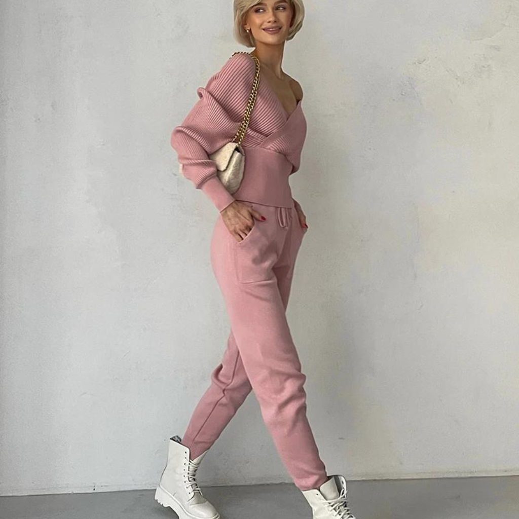 Conjunto Feminino Tricô