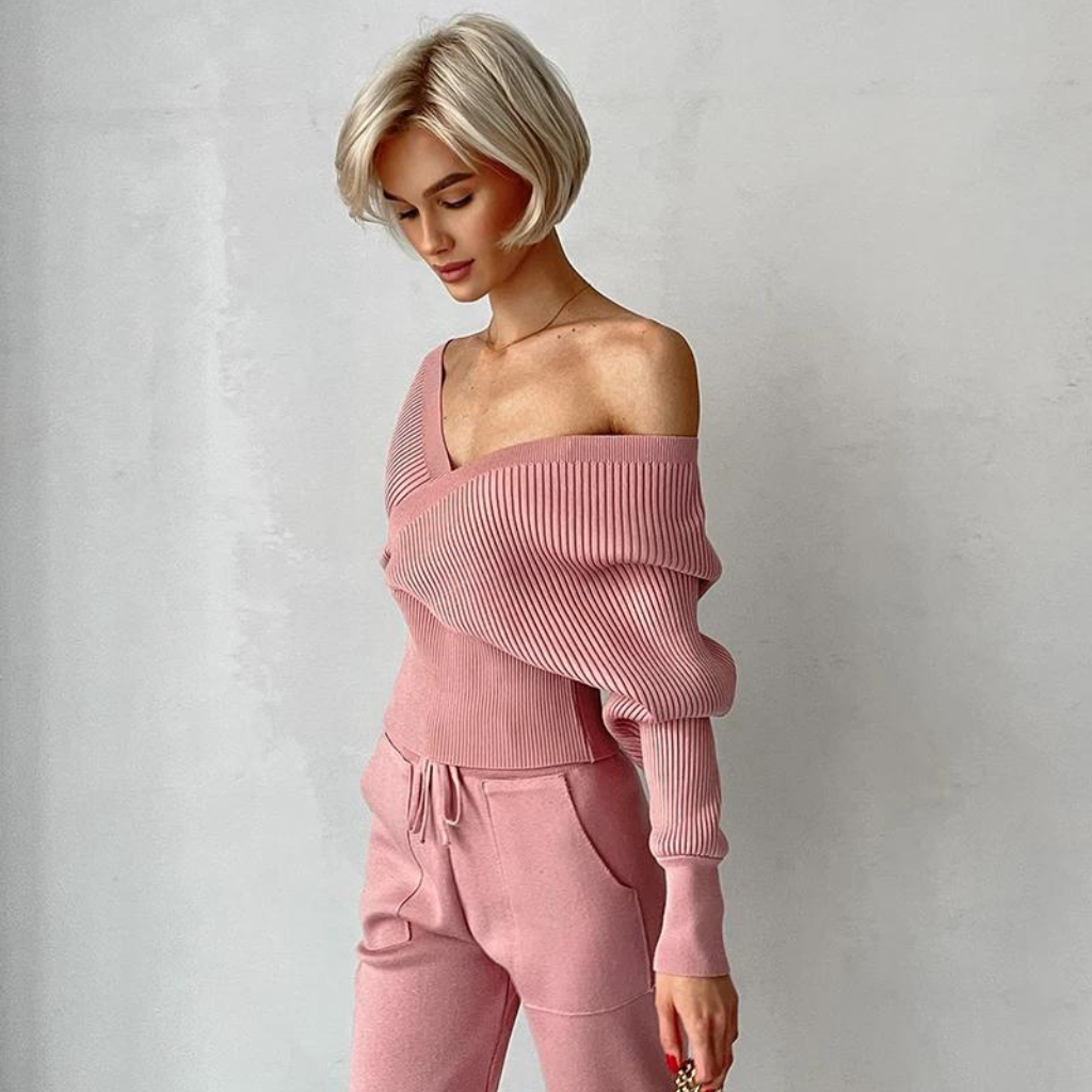 Conjunto Feminino Tricô
