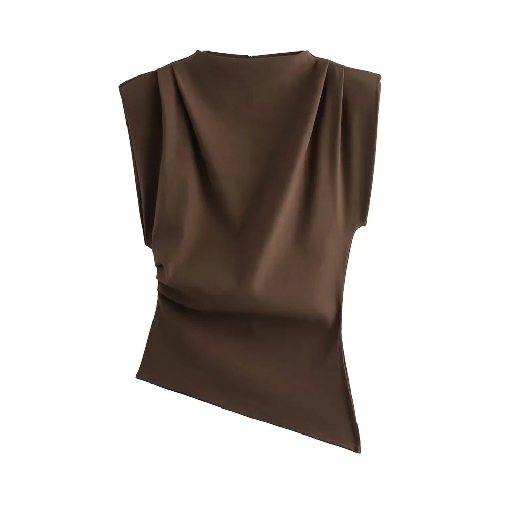 Blusa Feminina Assimétrica