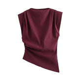 Blusa Feminina Assimétrica