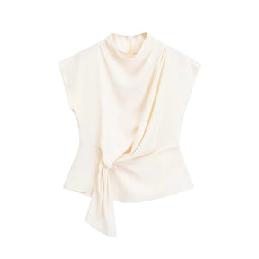Blusa Feminina com Amarração Lateral