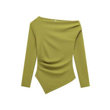Blusa Feminina Assimétrica Manga Longa