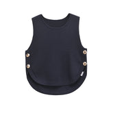 Blusa Feminina Colete com Botão