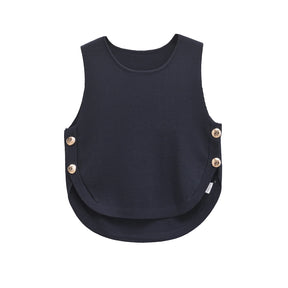 Blusa Feminina Colete com Botão