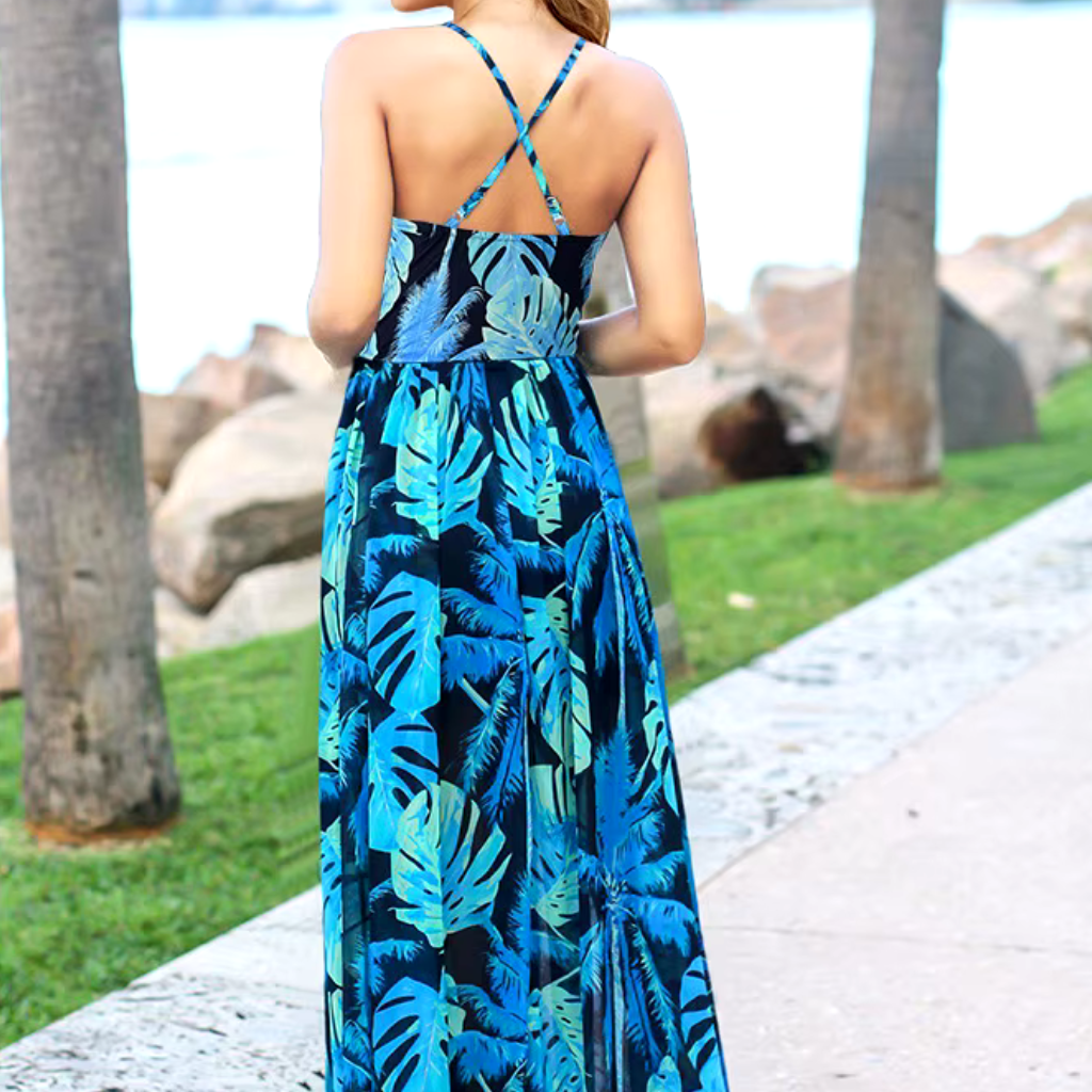 Vestido Longo Floral