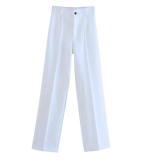 Calça Feminina Social Cintura Alta Alfaiataria