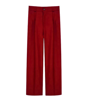 Calça Feminina Social Cintura Alta Alfaiataria