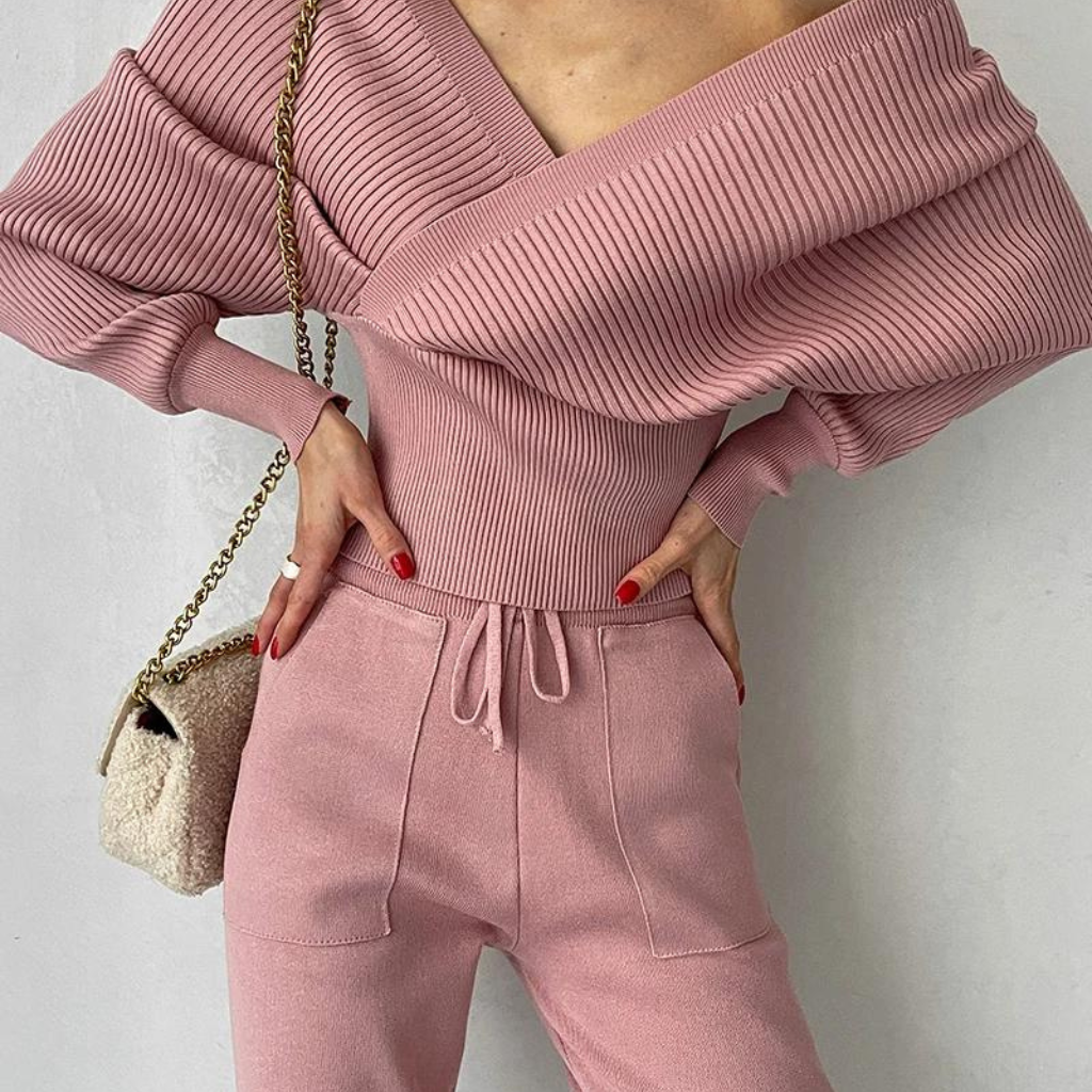 Conjunto Feminino Tricô
